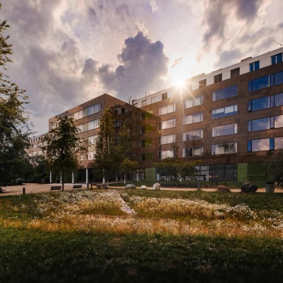 „Zastav se a rozhlédni se“ – taková rada je v Olomouci dobrá na mnoha místech. A platí i v parčíku za naší přírodovědou @prf_upol na třídě 17. listopadu. 🌳🪨🌼

V akademickém roce jím a jeho okolím procházejí tisíce lidí při svých denních cestách na fakulty a do centra města. Ne každý si ve své zaneprázdněnosti všimne, že míjí nenápadnou veřejnou expozici (nejen) geologických zajímavostí.

Zdejší chodníky totiž lemuje geopark složený z více než 40 exponátů skal rozličných tvarů, barev a struktur, které názorně ukazují čím je tvořena moravská a slezská zem kolem nás. Přístupný je všem bez rozdílu hloubky znalostí o horninách vyvřelých, přeměněných a usazených. Zvídavé povahy si o nich můžou leccos přečíst na okolních informačních tabulkách.

V těsné blízkosti geoparku se navíc nacházejí vsakovací nádrže na vodu s umělými jezírky, jejichž okolí je oseto vodním rostlinstvem a lučními květy. 🌺🐝 V těchto letních dnech tu proto najdete poletující motýly, včely a další opylovače. Pokud si užívate pohledy na pestrou květenu, můžete se zastavit třeba i u hmyzích luk, které jsou i v této sezóně vyseté u nedaleké koleje Generála Svobody.

Tak choďte okolím univerzity s očima otevřenýma! 👁️👁️ Pokud vás zajímají tipy na další hezká zákoutí naší akademické půdy, najdete je na webu 🔗 unitrips.cz. Link v biu. ☝️
.
.
.
#univerzitapalackeho #palackyuniversity #olomouc #univerzitnimesto